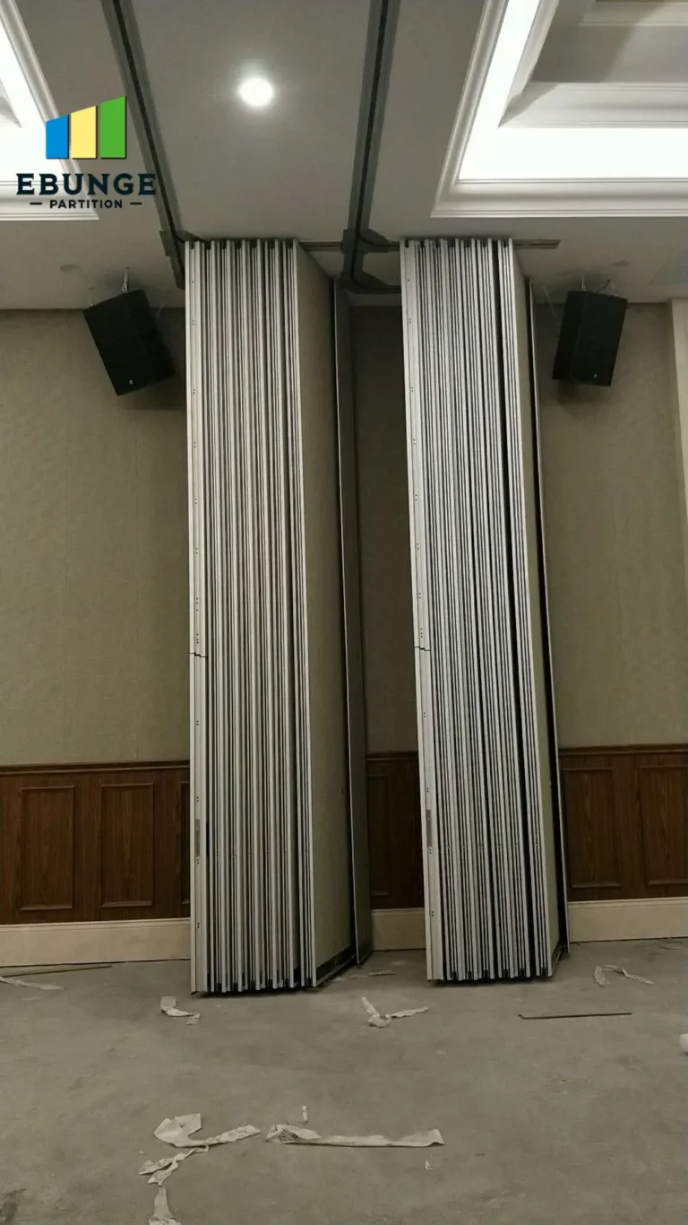 folding partition procurement top hung track system