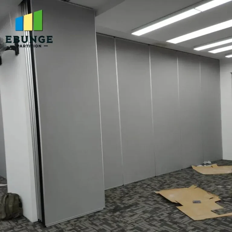 restaurant sliding partition design top hung track system