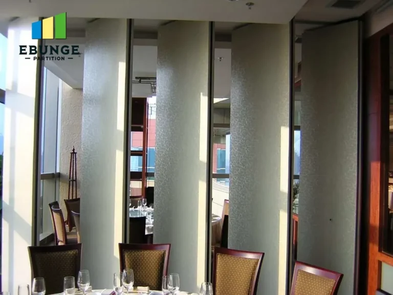 folding wall system panel stacking layout