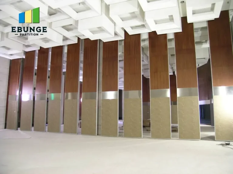 movable partition pass door planning commercial project example