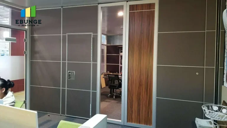sliding partition for living room panel stacking layout