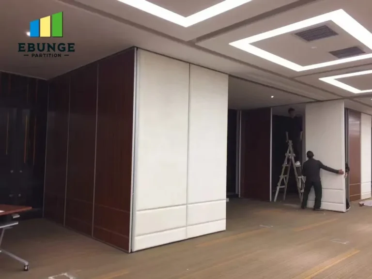 movable partition stacking layout commercial project example