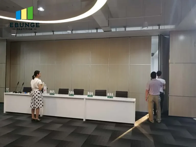 folding partition checklist for conference room project