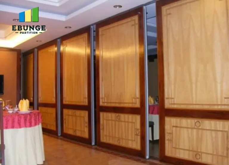 movable partition wall in exhibition hall with cost analysis