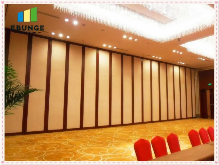 sliding partition wall finish options for conference room project