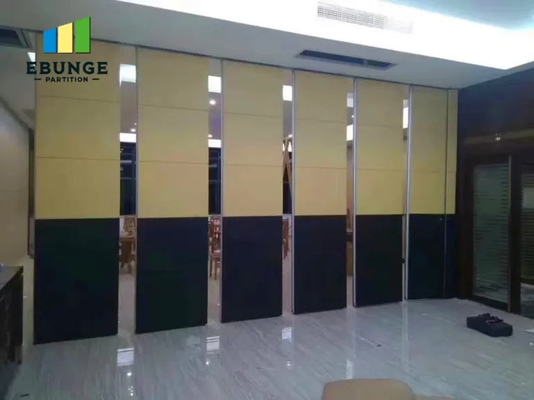 installation process of movable partition wall
