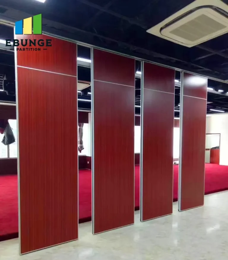 exhibition folding partition cost top hung track system