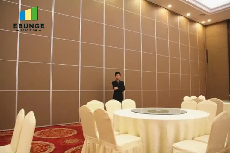 sliding folding partition price commercial project example