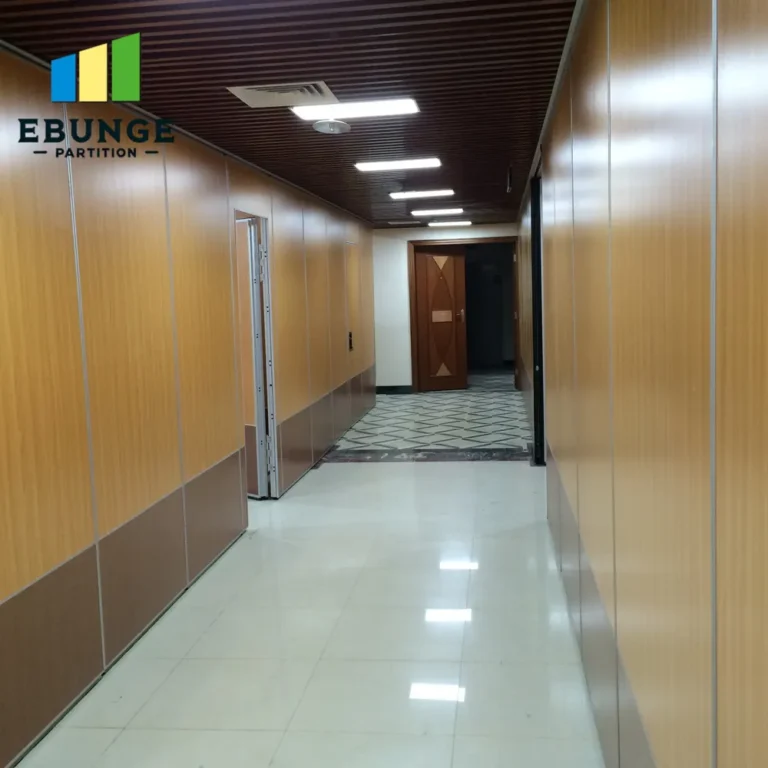 sliding partition supplier evaluation panel stacking layout