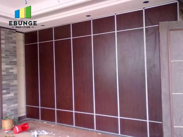 sliding partition wall cost top hung track system