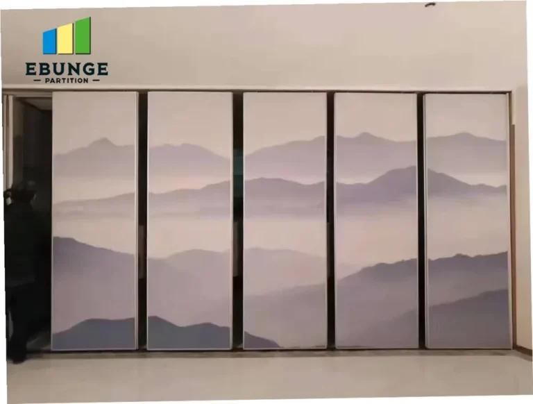 training center folding partition supplier for conference room project