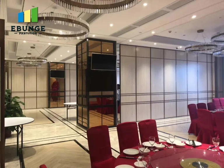 exhibition sliding partition finishes for hotel ballroom