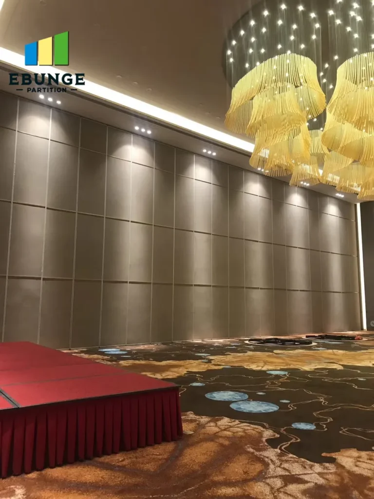 folding partition wall design criteria panel stacking layout