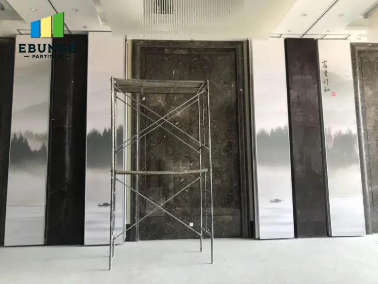 folding partition wall cost factors for hotel ballroom