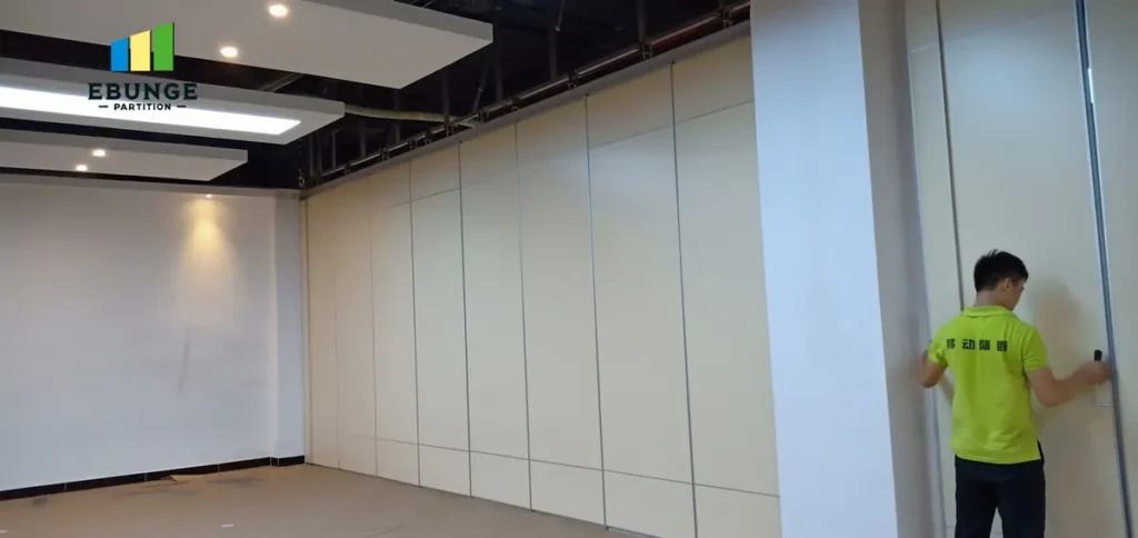 folding partition wall design criteria for hotel ballroom