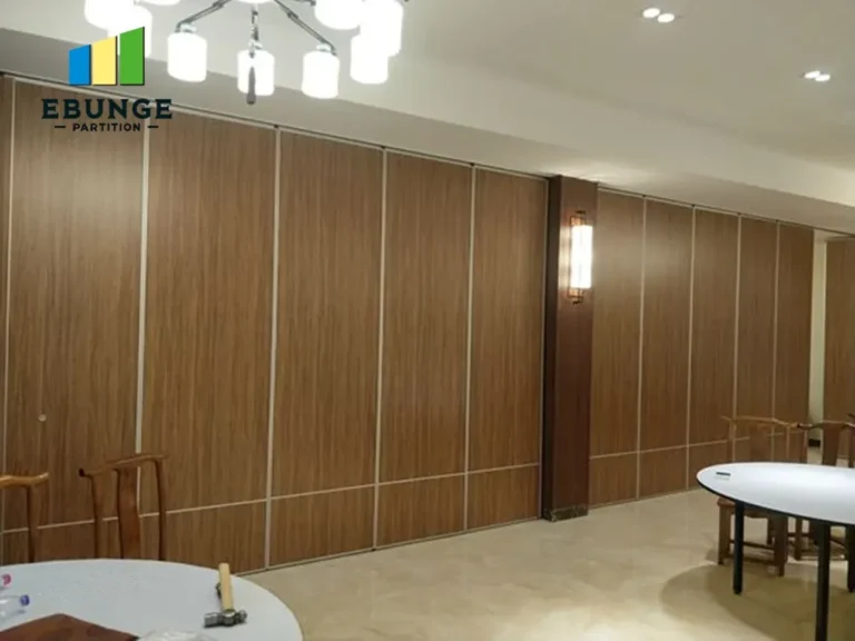 training center with movable partition walls