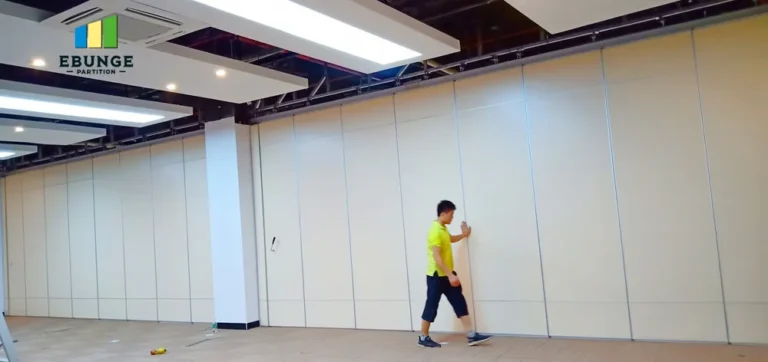 sliding partition supplier evaluation for conference room project