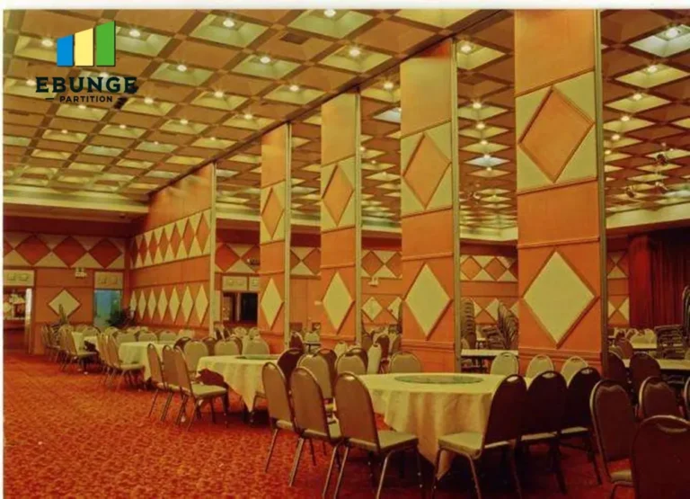 sliding partition wall design criteria commercial project example