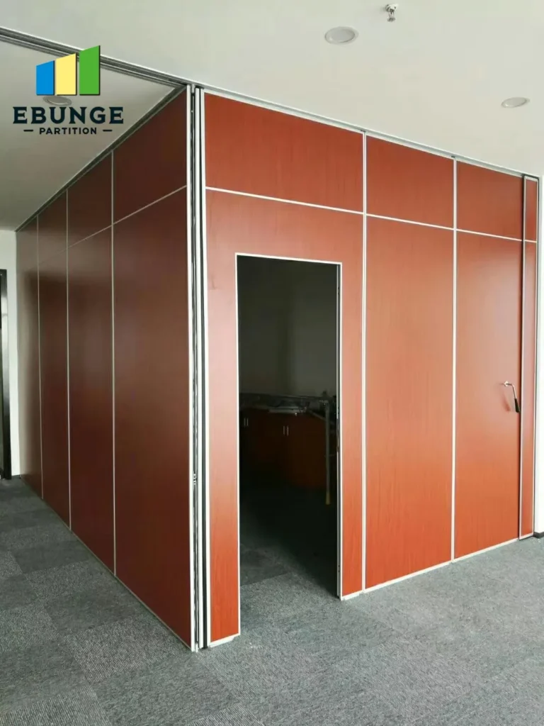 movable partition maintenance for hotel ballroom