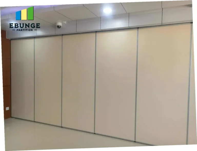 folding partition room divider commercial project example