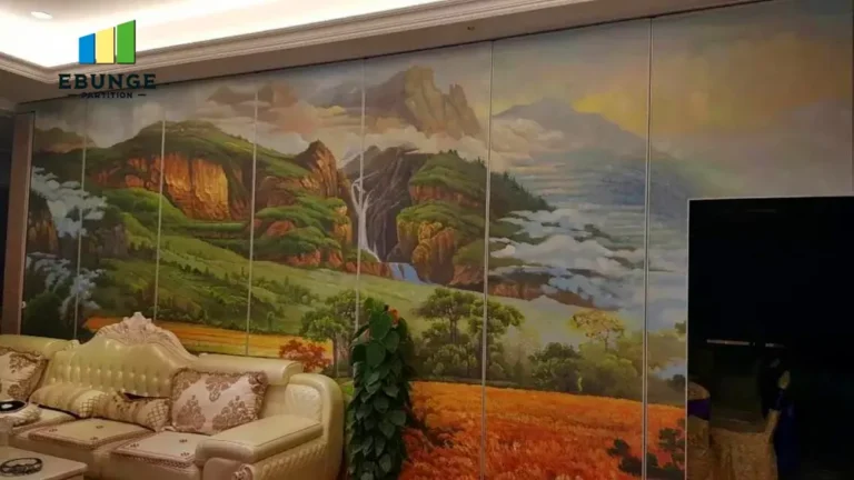 restaurant movable partition for conference room project