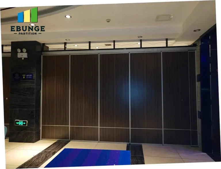 stc rating movable partition in restaurant private room