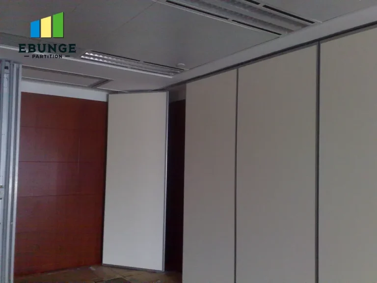 school sliding partition planning top hung track system