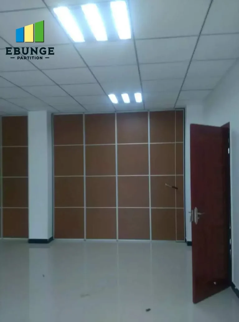 training center movable partition cost commercial project example