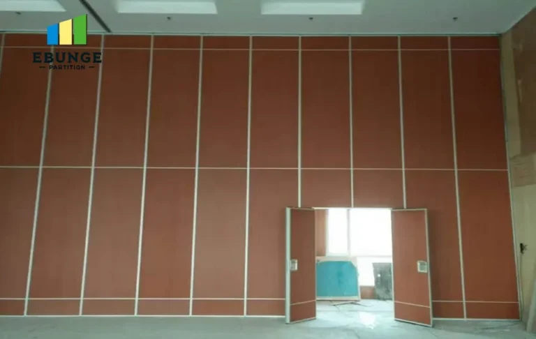movable partition wall panel stacking top hung track system