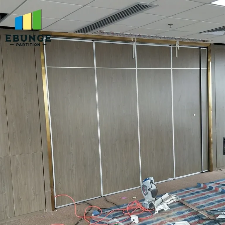 folding partition checklist for conference room project