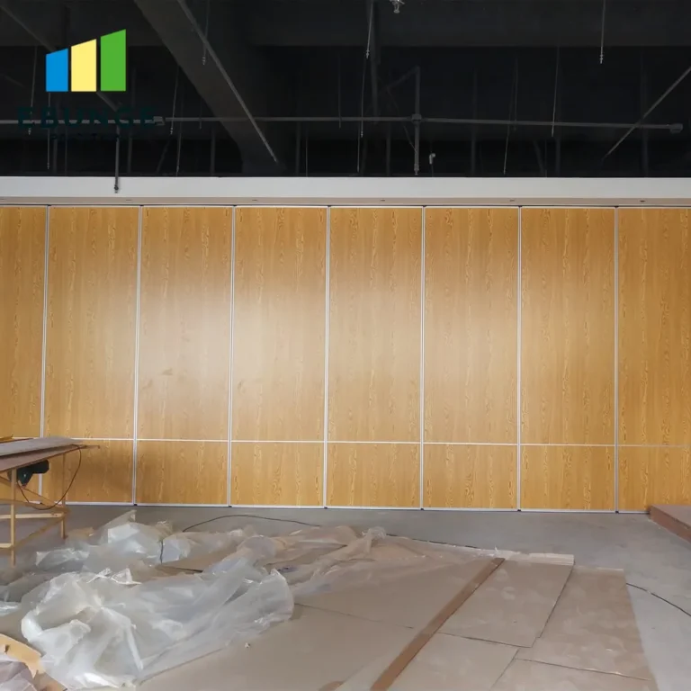 classroom movable wall panel stacking layout