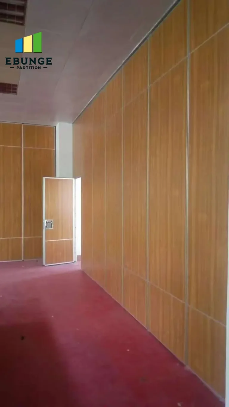 folding movable partition wall commercial project example