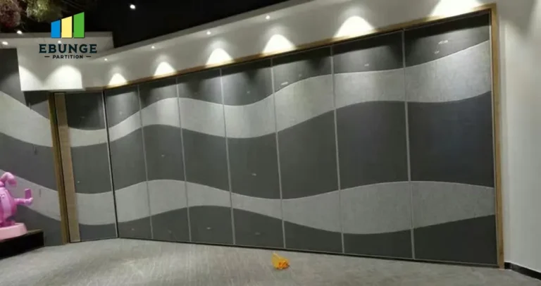 restaurant movable partition supplier panel stacking layout