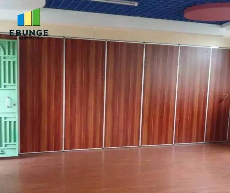 restaurant sliding partition planning for conference room project