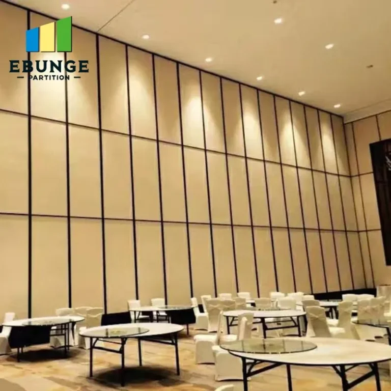 aluminum sliding partitions panel stacking layout
