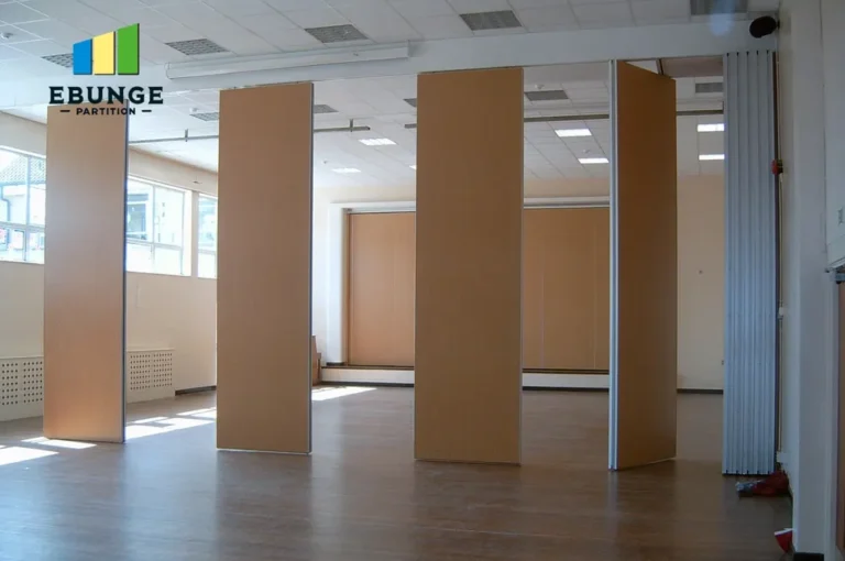 sliding partition planning commercial project example