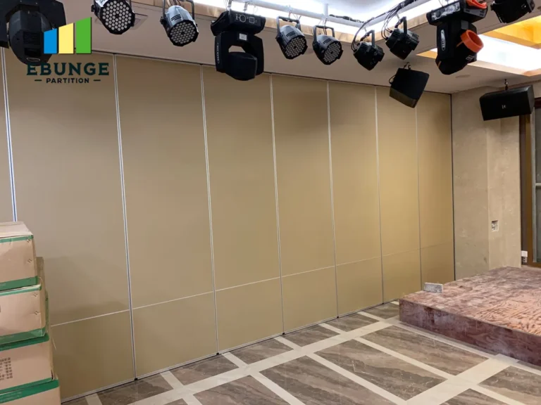 commercial movable partition wall in hotel meeting room