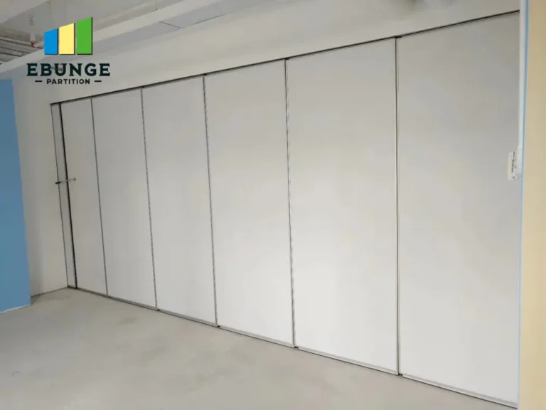 movable walls for gallery top hung track system
