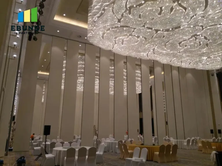 stc rating movable partition top hung track system