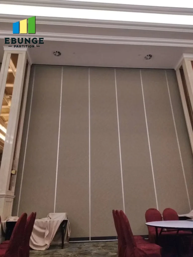 folding partition checklist commercial project example