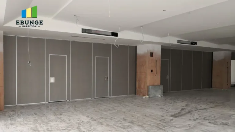 folding partition room divider commercial project example