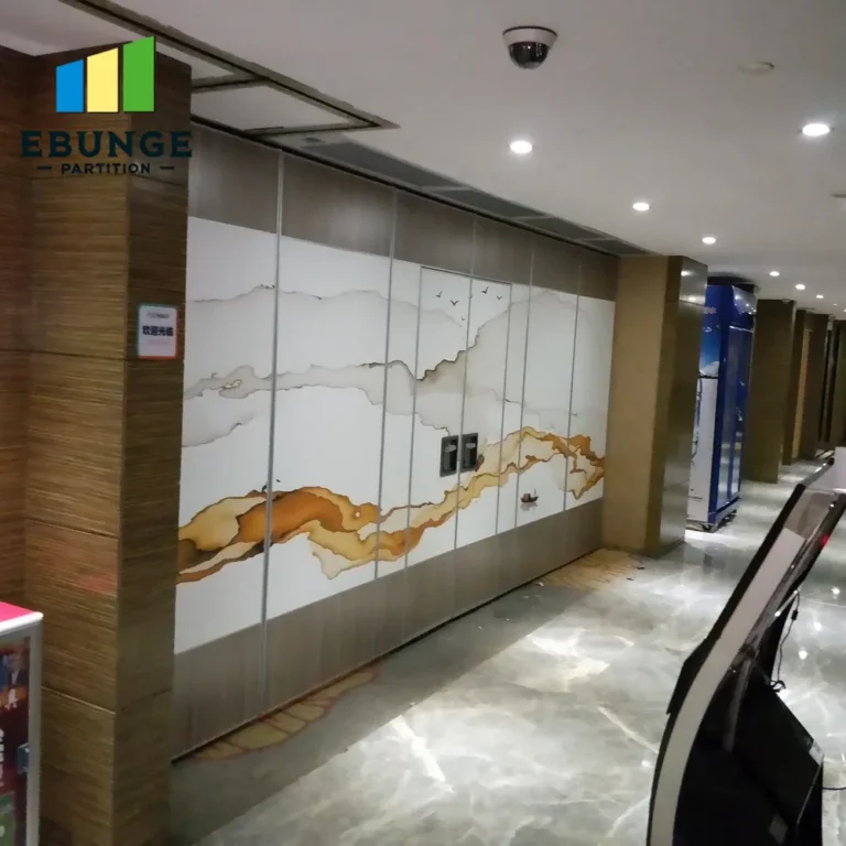 movable partition ceiling support commercial project example
