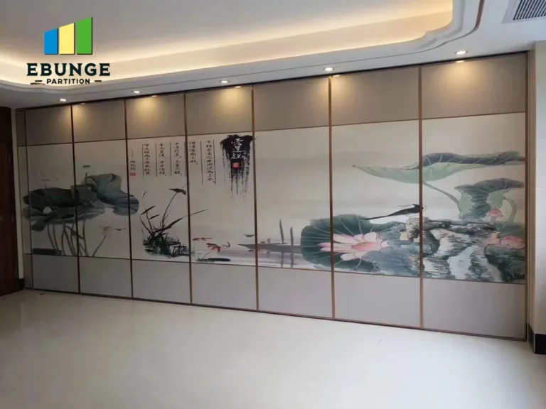hospital folding partition cost commercial project example