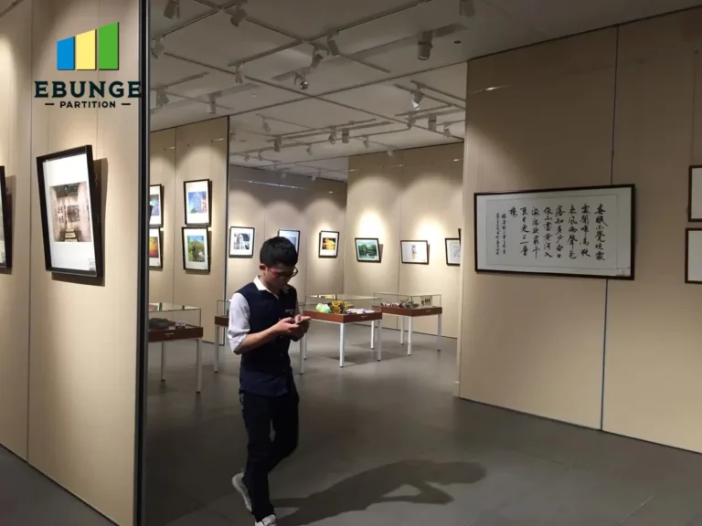 movable walls for art galleries for hotel ballroom