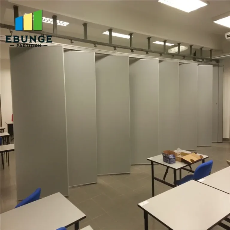 sliding folding partitions for conference room project