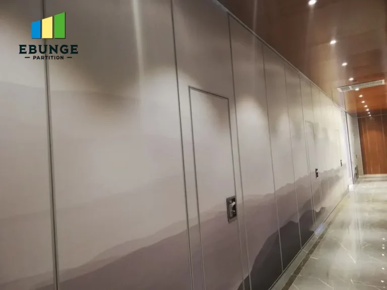 movable folding partitions top hung track system