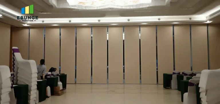 folding wall system panel stacking layout