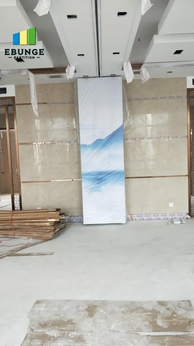 sliding partition supplier evaluation for conference room project
