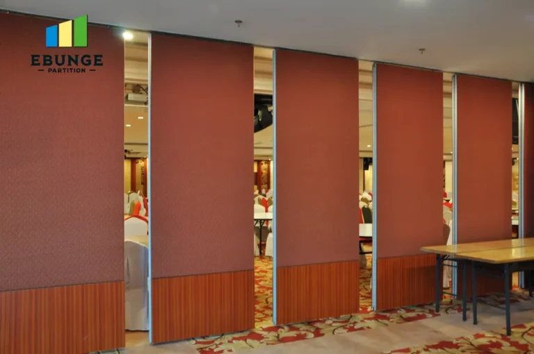 sliding partition wall panels commercial project example