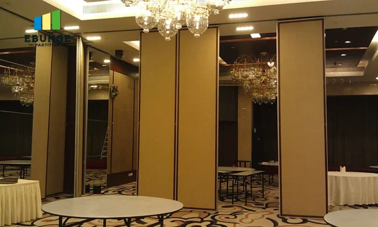 training center sliding partition maintenance for conference room project